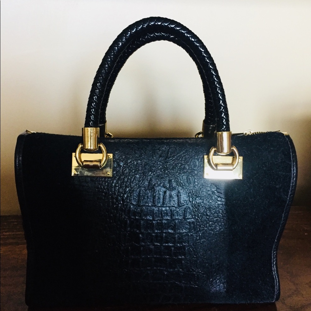 Italian leather handbag